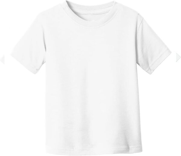 Moneysavers Kids Round Neck Girls T Shirt 170 GSM Pure Cotton Basic Colors - Image 3