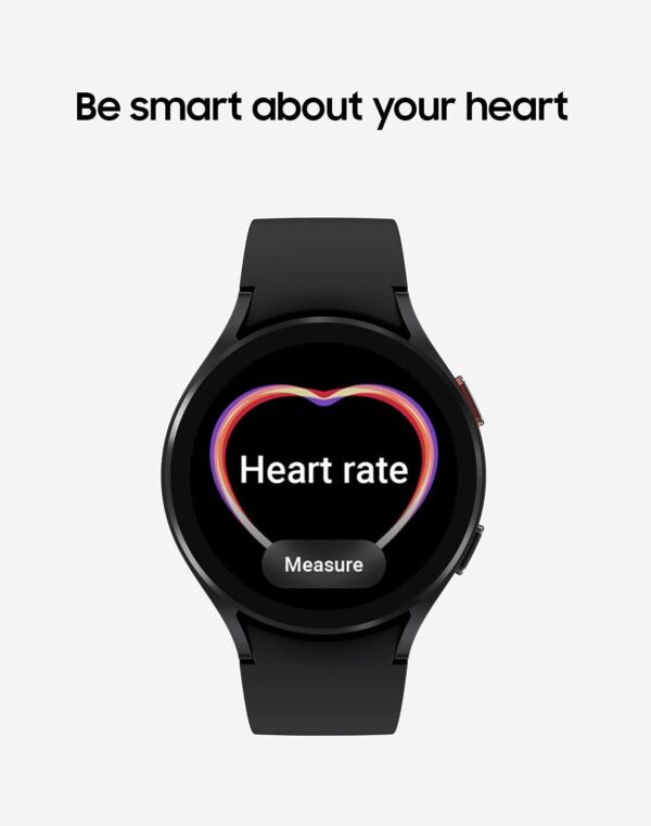 SAMSUNG Galaxy Watch 4 40mm Smartwatch with ECG Monitor Tracker for Health, Fitness, Running, Sleep Cycles, GPS Fall Detection, Bluetooth, US Version, SM-R860NZKAXAA, Black - Image 4