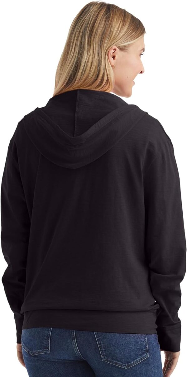 Hanes Women's Jersey Full Zip Hoodie - Image 2