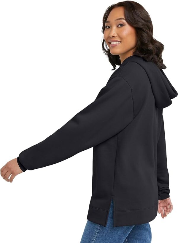 Hanes womens Hanes Women's Ecosmart Fleece Hoodie, Cotton Sweatshirt for Women, Kanga Pocket Hooded Sweatshirt - Image 2