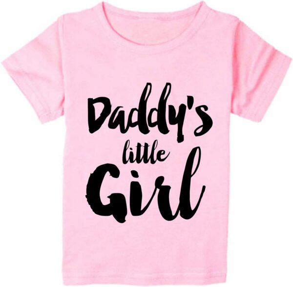 FMstyles Daddy's Little Girl Black Kids Tshirt