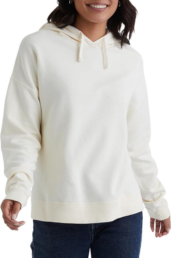 Hanes Originals Garment Dyed Hoodie, Fleece Pullover for Women