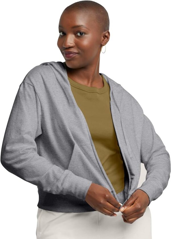 Hanes womens Hanes Originals Women's French Terry Zip Hoodie Hooded Sweatshirt (pack of 1)