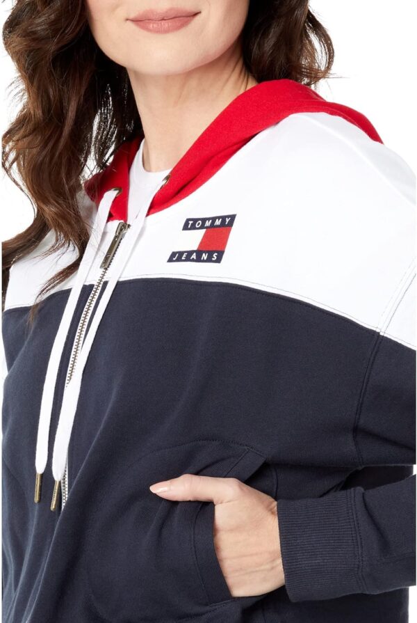 Tommy Hilfiger Women's Casual Zipup Hoodie Sweatshirt - Image 3