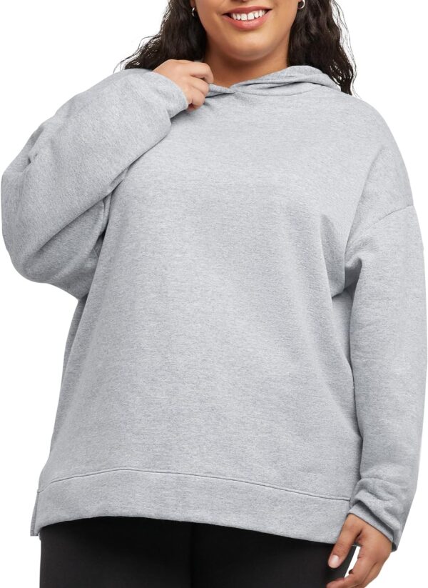 Hanes EcoSmart Plus Size Fleece Hoodie, Midweight Sweatshirt for Women, Kanga Pocket