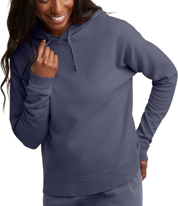 Hanes women's Originals Sweatshirt, Hoodie Sweatshirt for Women, Garment Dyed Pullover Hooded Sweatshirt (pack of 1)