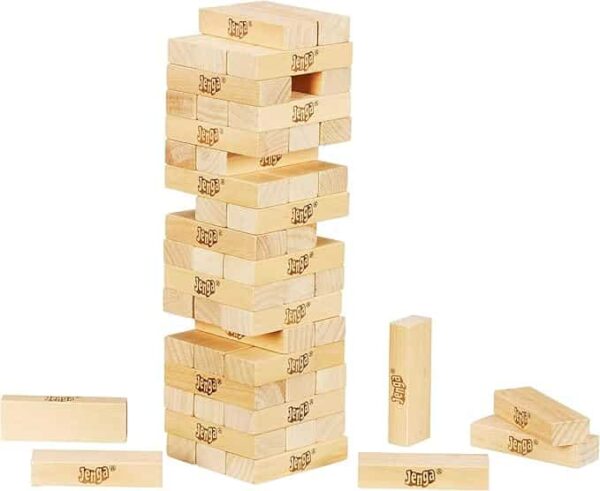 Hasbro Gaming Jenga Wooden Blocks Stacking Tumbling Tower, Kids Game Ages 6 and Up (Amazon Exclusive) - Image 5