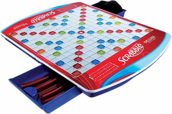 Hasbro Gaming Scrabble Deluxe Edition Board Game, (Amazon Exclusive)