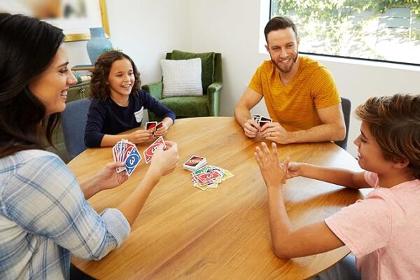 Mattel Games UNO Card Game for Family Night, Travel Game & Gift for Kids in a Collectible Storage Tin for 2-10 Players (Amazon Exclusive) - Image 2